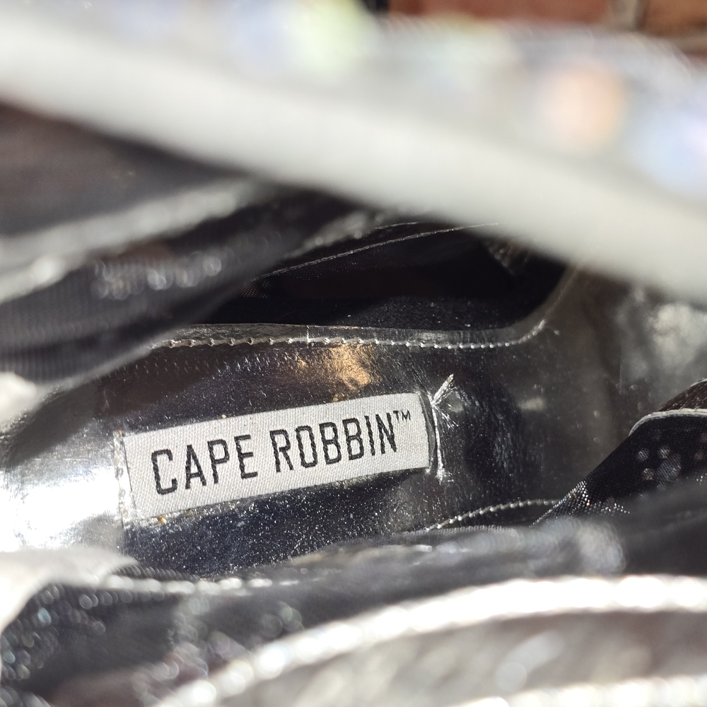 Cape Robbin Black Rhinestone Heels Size 6.5 - Picture 9 of 10
